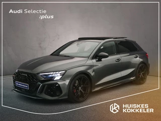 Audi A3 Sportback 2.5 TFSI RS 3 quattro | Panorama Dak | Apple/Android Play | Adaptive Cruise | Camera | Carbon | Head-up | Matrix | Adaptief Demping Systeem | Sfeerverlichting | LED-lichtpakket |
