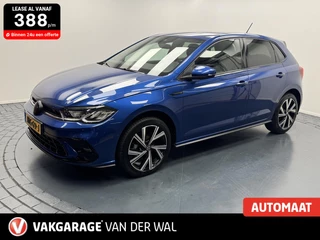 Volkswagen Polo 1.0 TSi R-Line Automaat-Adapt.Cr.contr-Navigatie-Clima-Carplay-Camera-Parkeersensoren-Virtual-Lm17''velgen