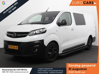 Opel Vivaro 145pk L3H1 Dubbele Cabine Sport Edition Navigatie Climate Control Trekhaak Trekhaak Parkeer sensoren Lichtmetalen Velgen