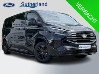Ford Transit Custom 320 2.5 PHEV L2H1 Black Platinum DC Ford Voorraad  | Prijs is excl. BTW EN BPM  | incl. €4.422,- korting! | Dubbele cabine Snoeks leder | Full led | Dubbele zij-schuifdeur | Direct uit voorraad leverbaar! | Full options