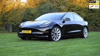 Tesla Model 3 Long Range AWD 75 kWh Panoramadak zwart leder