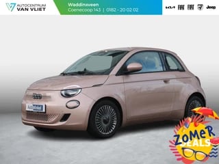 Fiat 500e Icon 42 kWh | Navi | Clima | 16" | Cruise | PDC | Stoelverwarming | BSM  | Apple Carplay |