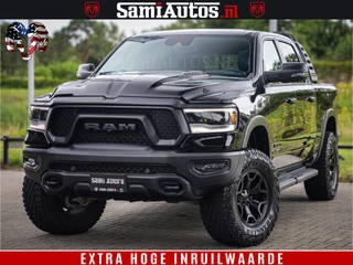 Dodge Ram 1500 REBEL TRX STYLE | BODY LIFT | RAM BAR | 4X4 | LPG | HUD HEADUP | DIGI CLUSTER | 360CAM | ADAPTIVE CRUISE | RAM BAR ROLLCOVER | Comfortabele Dubbele Cabine met Royale 5 Zitplaatsen |