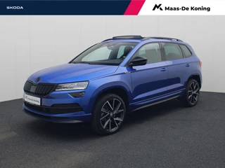 Skoda Karoq 1.5TSI/150pPK Sportline Business DSG · Panoramadak · Camera · Trekhaak · Apple/Android Car Play