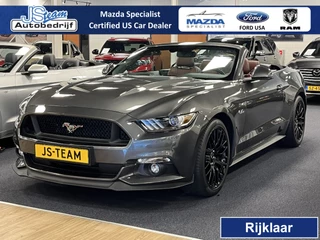 Hoofdafbeelding Ford Mustang Ford Mustang USA Convertible 5.0i V8 GT 422PK Automaat Black Pack Brembo