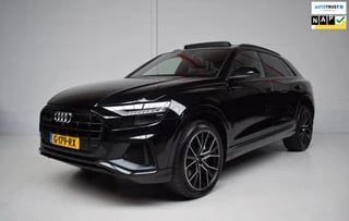 Audi Q8 55 TFSI quattro Pro Line Plus S-line PANORAMADAK / B&O / LEER / 22INCH / LUCHTVERING / MATRIX LED / TREKHAAK / 360CAMERA