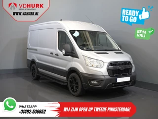 Ford Transit 330 2.0 TDCI 130 pk Aut. L2H2 BPM VRIJ! Ready2Go Adapt. Cruise/ 18" LMV/ NL Auto/ Carplay/ Camera/ PDC/ Trekhaak