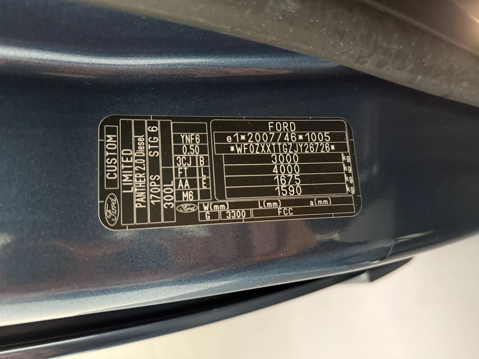 Hoofdafbeelding Ford Transit Custom