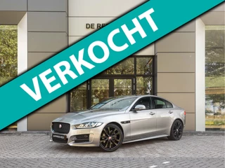 Hoofdafbeelding Jaguar XE Jaguar XE 2.0 200pk R-Sport | Black Pack | 19'' Gloss Black | Stuurwielverwarming | 24 maanden Approved