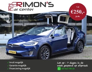 Tesla Model X 100D 7 Persoons AutoPilot 2.5 Stoelverwarmig Camera Incl Btw