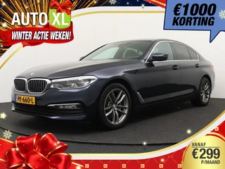 BMW 5 Serie 520i 184 PK High Executive Memory Leder M-Sport 18'Velgen LED