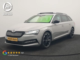 Škoda Superb Combi 1.4 TSI iV Sportline Business PHEV 218pk Dealer O.H. | Trekhaak Af Fabriek | Panodak | Adaptive Cruise | Canton Audio | 360 Camera | Alcantara Sportstoelen Memory & Verwarmd | Sfeerverlichting | Blis | Keyless | Plug In Hybrid |