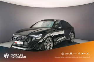 Audi Q8 55 TFSI e quattro Pro Line S | B&O | Pano | Nachtzicht | Adapt. Cruise | 23 inch | Rood Stiksel | Trekhaak | S -Line |