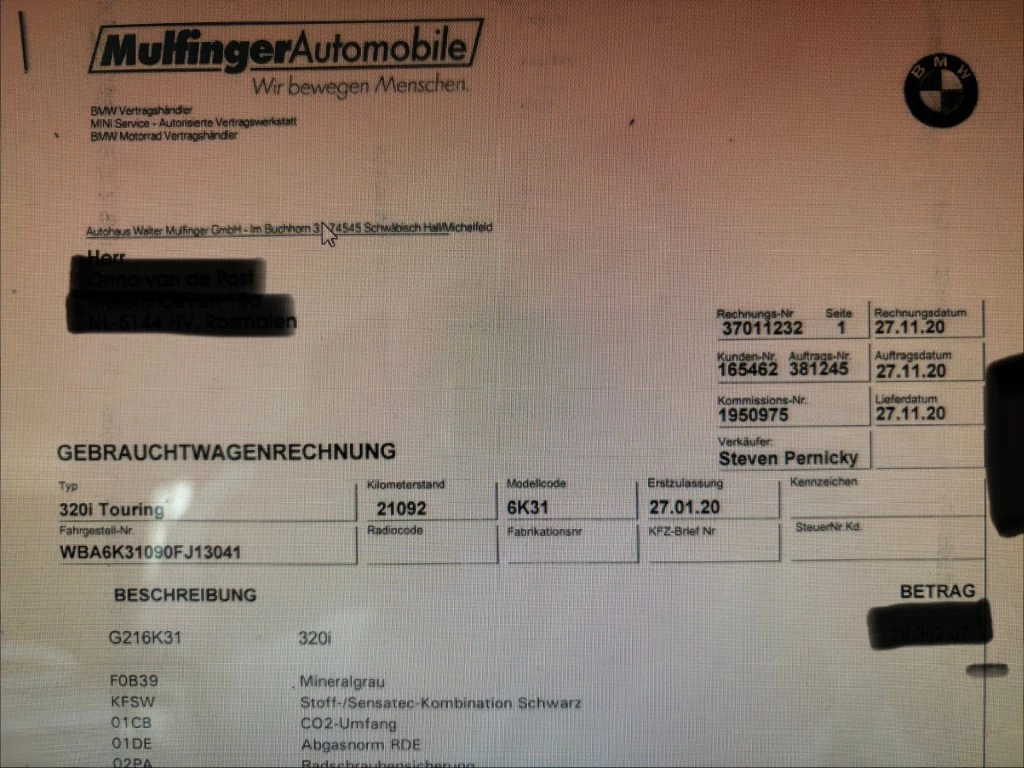 Hoofdafbeelding BMW 3 Serie