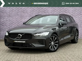 Hoofdafbeelding Volvo V60 Volvo V60 2.0 T6 Plug-in hybrid AWD Plus Dark | 360° Camera | Stoel en stuurverwarming | Trekhaak | Adaptieve cruise control | Harman/Kardon audio | BLIS dodehoekdetectie |