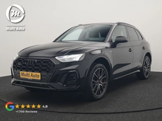 Audi Q5 50 TFSI e S edition PHEV 300pk Dealer O.H. | Trekhaak Af Fabriek | Camera | Lederen Sportstoelen Verwarmd | Sfeerverlichting | Keyless | Blis | Navigatie | DAB | 20"L.M | Virtual | Plug In Hybrid |