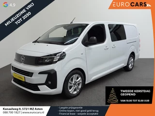 Opel Vivaro 2.0 Diesel 180 S&S L3 Automaat Dubbele Cabine 2 schuifdeuren Android Auto/Apple CarPlay Navigatie Keyless Entry&Start Climate Control Camera Cruise Control Houten afwerking laadruimte Trekhaak lichtmetalen velgen