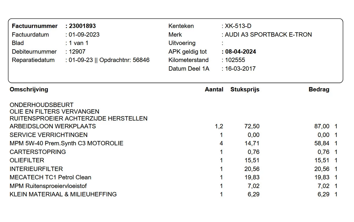 Hoofdafbeelding Audi A3