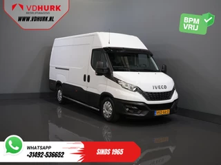 Iveco Daily 35S18 3.0 180 pk L2H2 BPM VRIJ 3.5t Trekhaak/ 270 Gr. Deuren/ Gev. Stoel/ Climate/ CarPlay/ Sidebars/ Camera