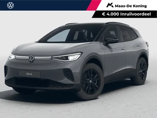 Hoofdafbeelding Volkswagen ID.4 Volkswagen ID.4 Pro Limited Edition Plus 77 kWh accu 286 pk · Achteruitrijcamera · Draadloze telefoonlader · Sfeerverlichting · Trekhaak, elektrisch uitklapbaar · Voorraad outlet · Prijs is inclusief inruilpremie ·