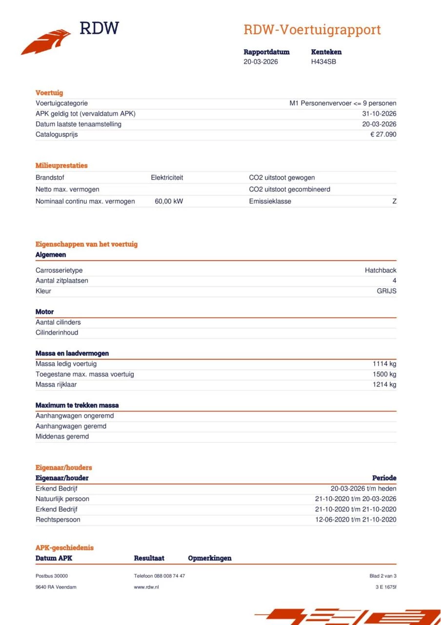 Hoofdafbeelding Volkswagen e-up!