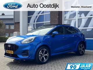Ford Puma 1.0 EcoBoost Hybrid ST-Line 125PK Automaat NIEUW MODEL!! Panodak Afn. Trekhaak Winterpack MATRIX-LED Elek. Achteklep Adaptieve Cruise SYNC4 Keyless Navi Privacy Glass *Full Options*