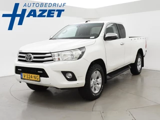 Hoofdafbeelding Toyota Hilux Toyota HiLux 2.4 D-4D-F 150 PK 4X4 XTRA CAB PROFESSIONAL EURO 6 + LEDER | AIRCO | CRUISE | TREKHAAK