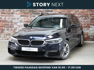 BMW 5 Serie Touring 520i High Executive M Sport Pakket Automaat / Panoramadak / Navigatie Professional / Achteruitrijcamera / Cruise Control / Hifi / Stoelverwarming / Shadow Line  / Comfortstoelen / DAB / Apple Carplay / Climate Control / Driving Assistant