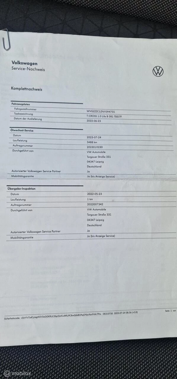 Hoofdafbeelding Volkswagen T-Cross