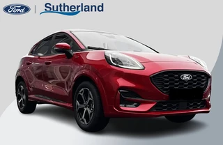 Hoofdafbeelding Ford Puma Ford Puma 1.0 EcoBoost Hybrid ST-Line 125pk Nieuw Model | Fantastic Red | Achteruitrijcamera | Navigatie | Draadloze Carplay, Android auto  | Nieuw te Bestellen