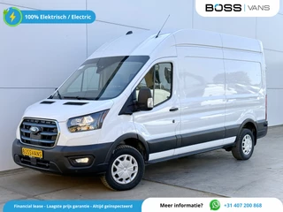 Hoofdafbeelding Ford E-Transit Ford E-Transit 68kWh 184PK L3H3 317km WLTP 95,7% (SOH) BEV Snelladen Camera Cruise control Climate control Carplay Navigatie Laadkabel Parkeersensoren
