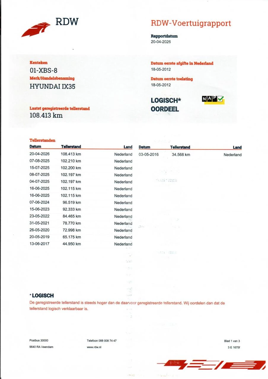 Hoofdafbeelding Hyundai ix35