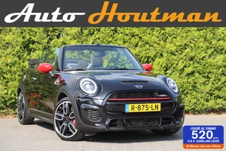 Mini Cabrio 2.0 John Cooper Works Chili 232 PK |Led|Schaalstoelen|Pdc|CarPlay|ACC|Adaptief Onderstel|Dealer onderhouden