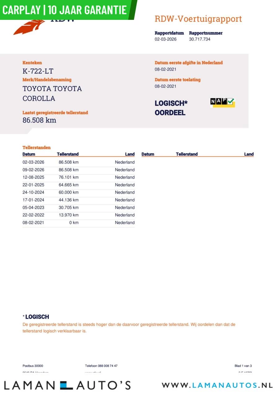 Hoofdafbeelding Toyota Corolla Touring Sports