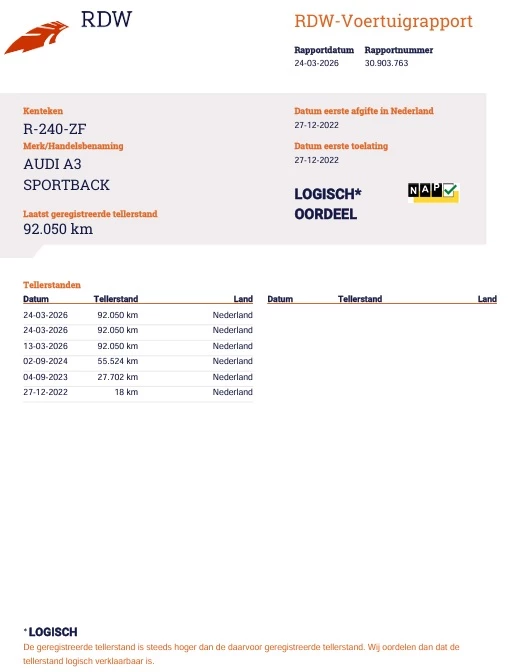 Hoofdafbeelding Audi A3