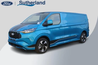 Ford Transit Custom 320 2.5 PHEV L2H1 Sport 233pk | Inklapbare trekhaak | 19 inch lichtmetalen Sport velgen (mat zwart) | Verwarmbaar stuurwiel  | Navigatie systeem | B&O speakers