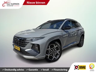 Hoofdafbeelding Hyundai Tucson Hyundai Tucson 1.6 T-GDI HEV N Line Sky PANORAMADAK 1650 trekgewicht