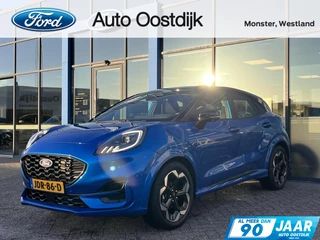 Ford Puma 1.0 EcoBoost Hybrid ST-Line 125PK Automaat NIEUW MODEL!! Afn. Trekhaak Winterpack MATRIX-LED Elek. Achteklep Adaptieve Cruise SYNC4 Keyless Navi Privacy Glass *Full Options*