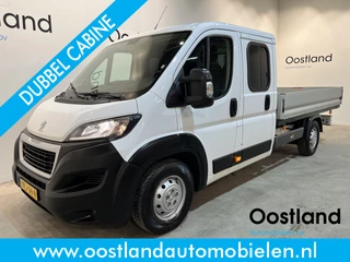 Hoofdafbeelding Peugeot Boxer Peugeot Boxer 2.2 BlueHDi 165 PK L4 Pro Zwaar DC Dubbel Cabine Open Laadbak / Luchtvering / Trekhaak 3.000 KG / Airco / Cruise Control / Navigatie