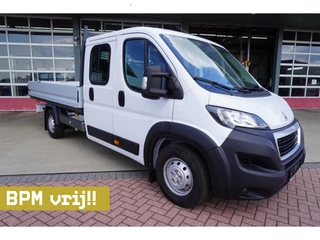Peugeot Boxer 2.2 BlueHDi 165PK L4 Pick-up dubbelcabine Airco | Cruise | Apple CP-Android  Auto 7 Persoons