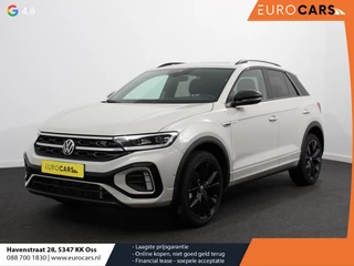 Hoofdafbeelding Volkswagen T-Roc Volkswagen T-Roc 1.5 TSI DSG R-Line+Blackpack | Climate control | Adaptieve cruise control | Panoramadak | LED | Navigatie | Achteruitrijcamera | Parkeersensoren | Apple Carplay/ Android Auto | Radio