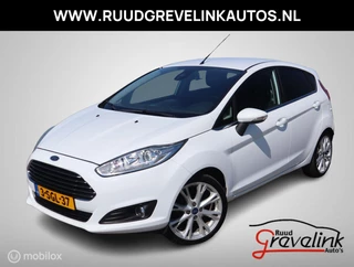 Ford Fiesta 5Drs EcoBoost 100PK Titanium Navigatie 17"Velgen DonkerGlas Chroom