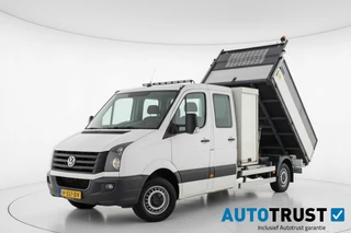 Volkswagen Crafter 2.0 TDI KIPPER TREKHAAK 6-ZITPLAATSEN 3500KG TREKG