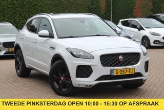 Jaguar E-PACE 2.0 P250 AWD SE / Panoramadak / Camera / Head-up / Leder / 19'' / Meridian / Memory seats / Navigatie / Dodehoek / Stoelverwarming / ACC
