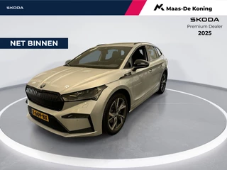 Hoofdafbeelding Škoda Enyaq iV Skoda Enyaq iV 60 180pk Sportline · Camera · Keyless · Apple/Android Car Play · Navi · P-Sensoren · Elek. Achterklep · 20'' Inch ·