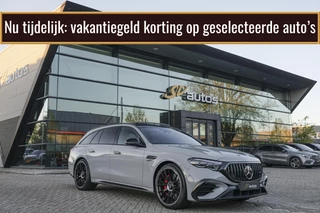 Mercedes-Benz E-klasse Estate E53 AMG 612pk 4MATIC+ Panoramadak *BTW* Burmester 4d Massage Superscreen Stoelkoeling Trekhaak BOMVOL!! Alpin grau