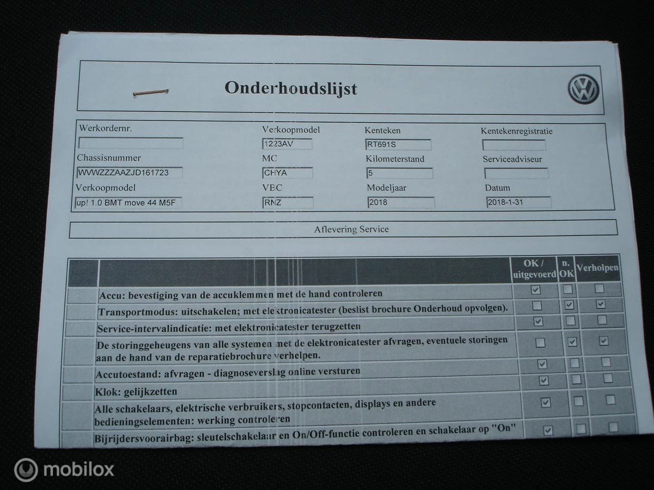 Hoofdafbeelding Volkswagen up!