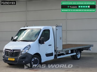 Opel Movano 165PK Open Laadbak Dubbellucht 3,5t Trekhaak LED Navi Airco Cruise Euro6 Pritsche Pickup Open Box Airco Trekhaak Cruise control