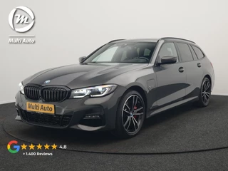 BMW 3 Serie Touring 330e M Sport PHEV 293pk Dealer O.H. | Head Up | Camera | Laser LED | Sfeerverlichting | Lederen Sportstoelen & Stuur Verwarmd | Dravitgrau | Apple Carplay | Keyless | Blis | 19"L.M | Virtual | Navigatie | DAB | Plug In Hybrid |