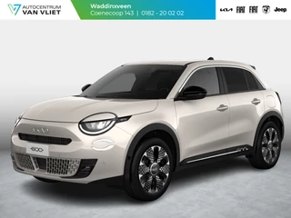 Fiat 600 1.2 Hybrid 110pk La Prima | Leder | Stoelmassage | Camera | Carplay | Adapt. Cruise | Winter Pack